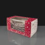 Premium Windowed Christmas Chocolate Log Boxes 8x4x4