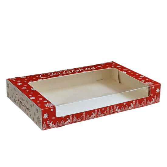 Premium Christmas Snowflake Flat Mince Pie Box Premium Christmas Snowflake Flat Mince Pie Box