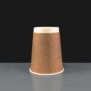 8oz Kraft Double Wall Cup Upside Down