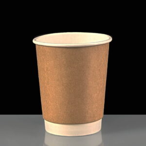 12oz Kraft Double Wall Paper Coffee Cup