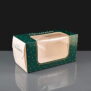 xpr014 Green Windowed Chocolate Log Box - Closed