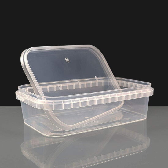 750cc Rectangular T/E Container With Lid 750cc Rectangular Tamper Evident Container