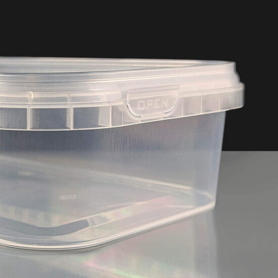 750cc Rectangular T/E Container Tab 750cc Rectangular Tamper Evident Container