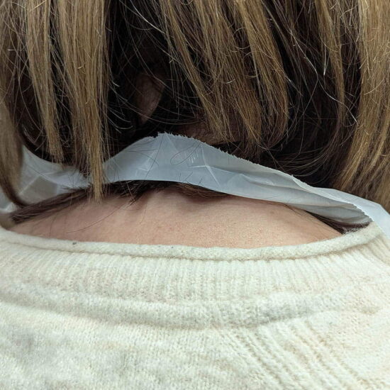 Disposable White Apron Back Disposable White Apron Back