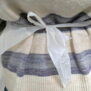 Disposable White Apron Tied