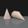 4oz White Water Cone - Group
