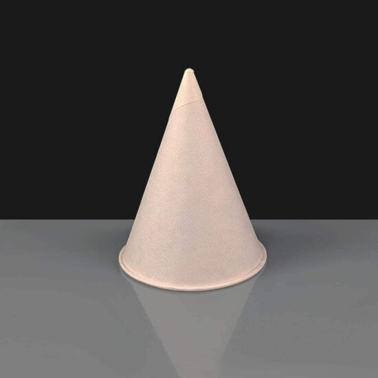 Polycarbonate 2 Pint Plastic Glasses – CE Stamped 4oz White Water Cone - Upside Down