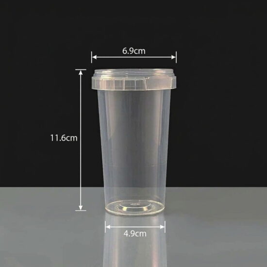 te60/69 60ml tamper evident container 250ml 69mm tamper evident container and lid