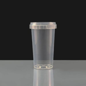250ml 69mm tamper evident container and lid