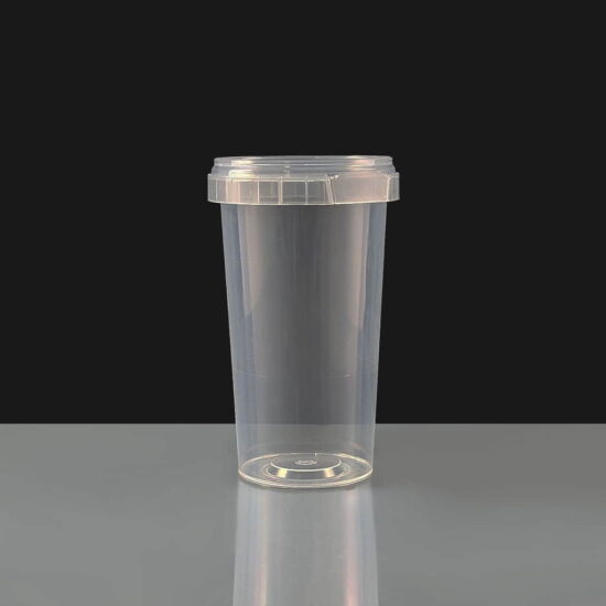 250ml 69mm tamper evident container and lid