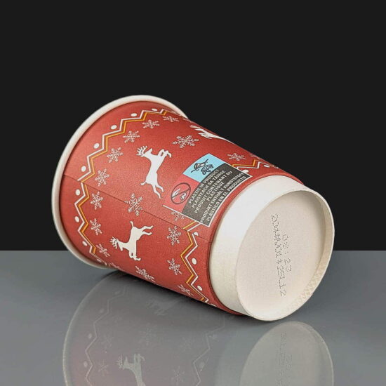 bb119-1ca-both Polycarbonate Champagne Flute - Upright xd04301xm 12oz Red Christmas Jumper Cup - Base