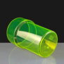Yellow UV Plastic Pint Glass