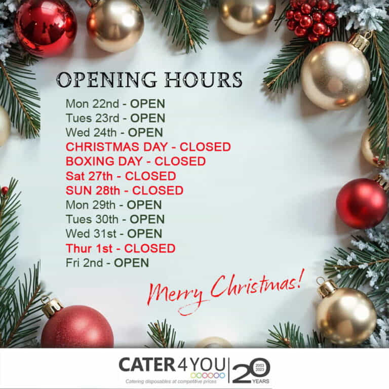 Christmas 25 Opening Hours