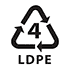 LDPE Recycling Logo