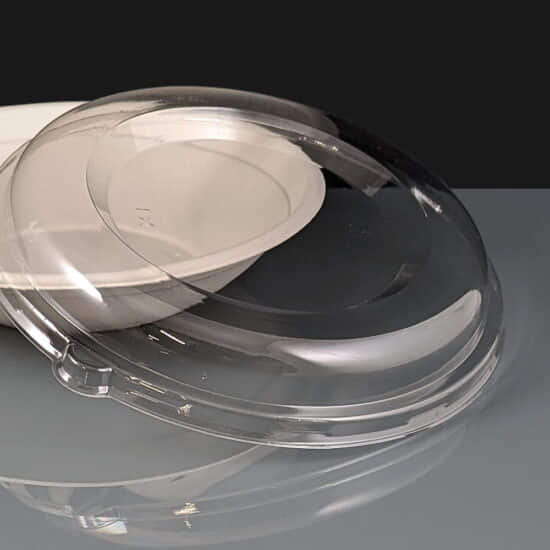 rPET Lid for Bagasse Buddha Bowls rPET Lid for Bagasse Buddha Bowls