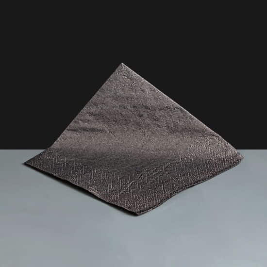 23cm 2 Ply Black Cocktail Napkins / Serviettes 23cm 2 Ply Black Cocktail Napkins / Serviettes