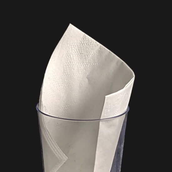 2 Ply White 24cm Cocktail Napkins / Serviettes 2 Ply White 24cm Cocktail Napkins / Serviettes