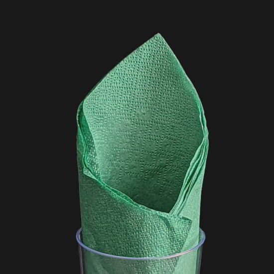 32cm 2 Ply Forest Green Paper Napkins / Serviettes 32cm 2 Ply Forest Green Paper Napkins / Serviettes