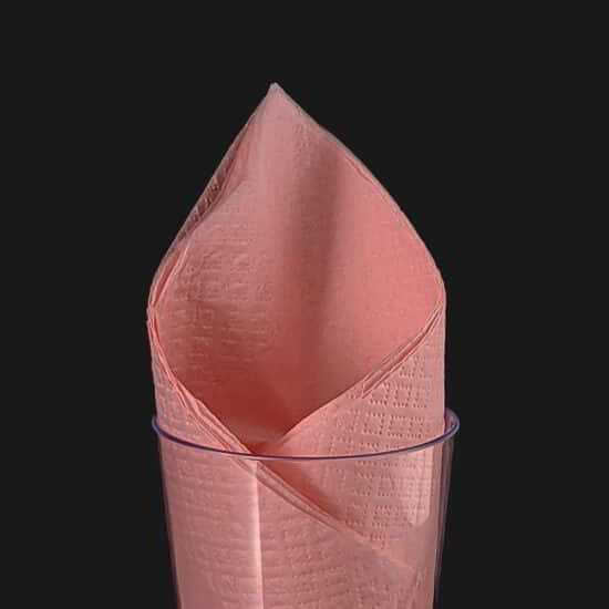 32cm 2 Ply Pink Paper Napkins / Serviettes 32cm 2 Ply Pink Paper Napkins / Serviettes