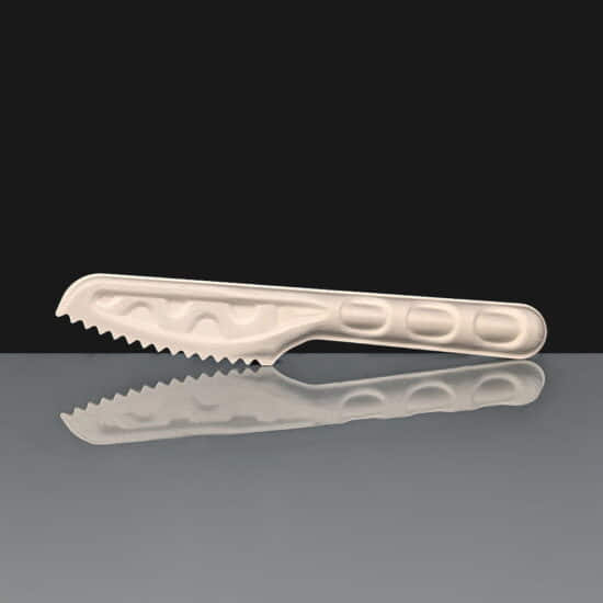 White Compostable Bagasse Knife White Compostable Bagasse Knife