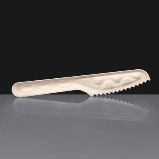 White Compostable Bagasse Knife White Compostable Bagasse Knife