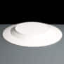 Large White Unbreakable Polycarbonate Plastic Plate 27cm