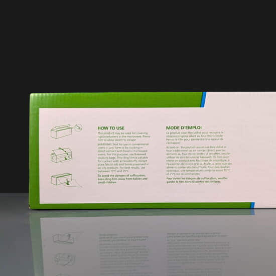 Bakewell 45cm x 300mm Cling Film PVC Clingfilm Cutter Box 45cm x 300mm