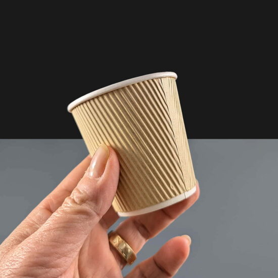 4oz Kraft Ripple Coffee Cup 4oz Kraft Ripple Cup