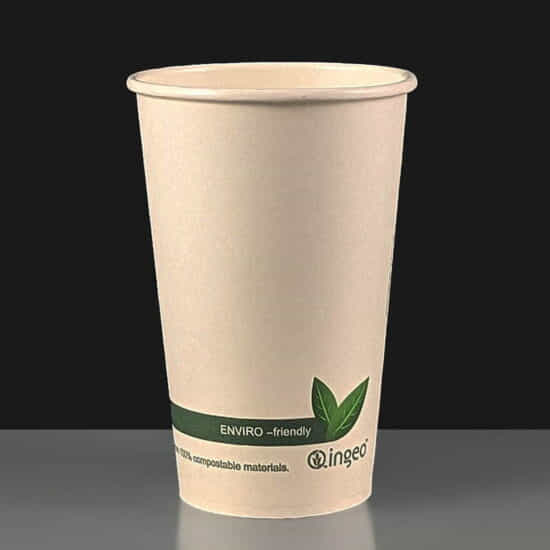 16oz Ingeo Paper Coffee Cup