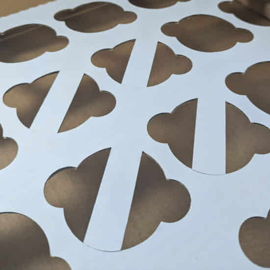 24 Hole Cupcake Box Heavy Duty 24 Cavity Cupcake Box