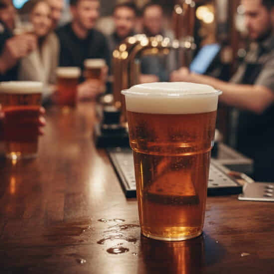 Disposable Plastic Pint Glass Disposable PP Pint Glass