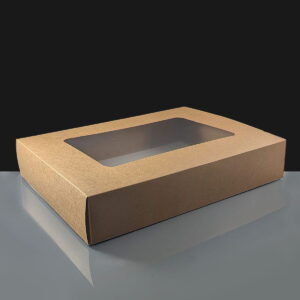 Large Kraft Platter Base and Lid