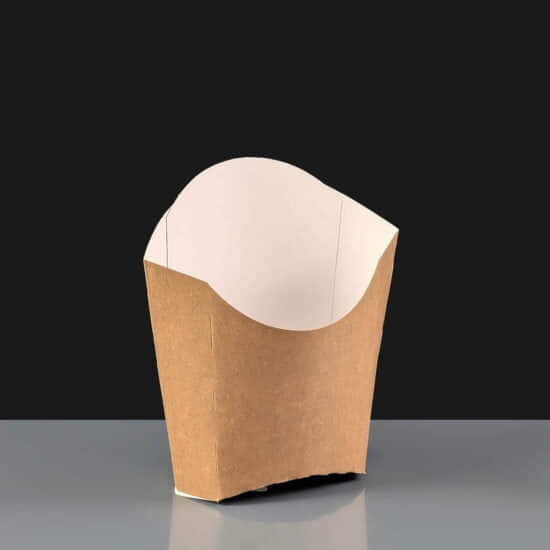 Small Kraft Brown Chip Scoop Small Kraft Chip Scoop