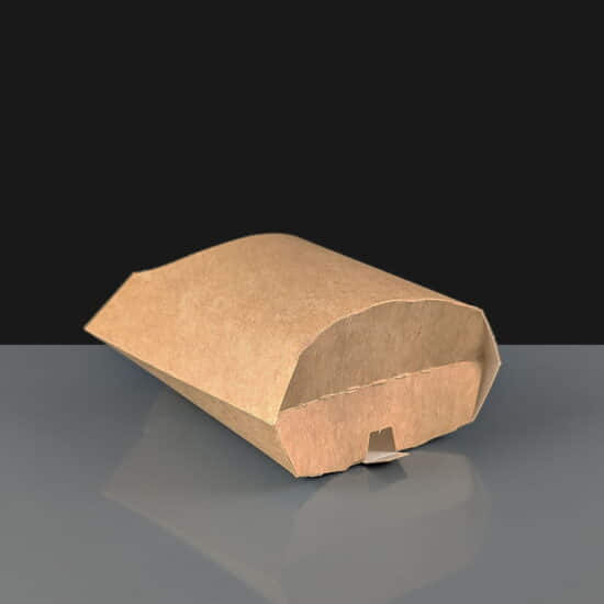 Small Kraft Brown Chip Scoop Small Kraft Chip Scoops