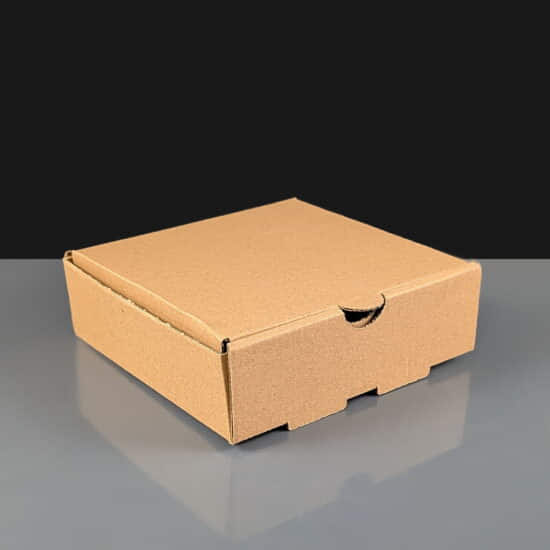 CBBK Plain Kraft Chip Scoop Kraft Vented Chip Box