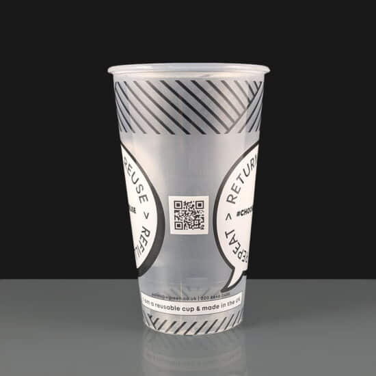 Plain Design Reusable Event Pint Glass Plain Reusable Event Pint Glass
