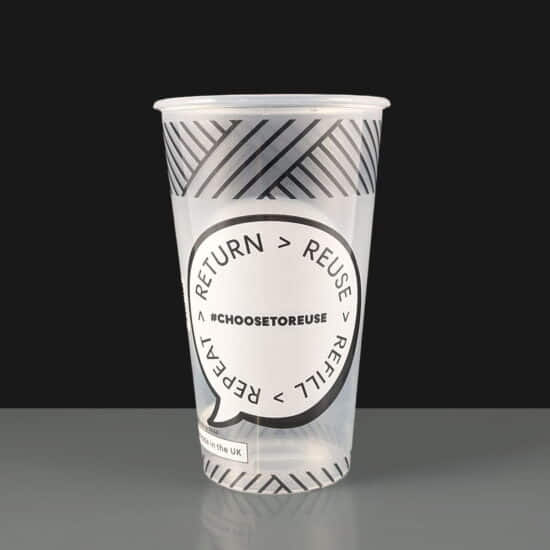 Plain Reusable Event Pint Glass