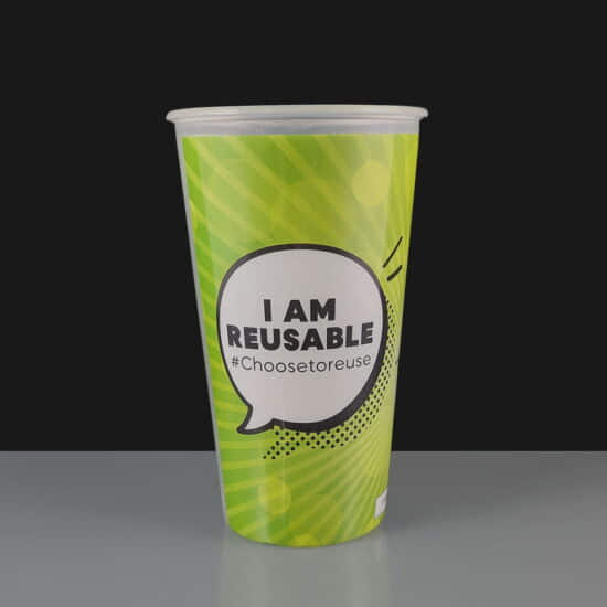 Green Reusable Event Pint Glass Green Reusable Event Pint Glass