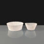 Large White Baking Cases