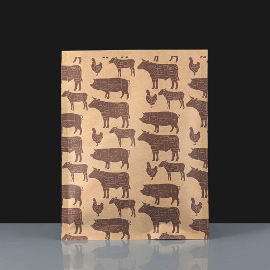 Small Gum Seal Butchers Bag 300x 200mm Standard Gum Seal Bag 300x 200mm