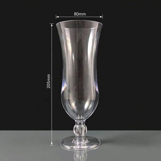 Polycarbonate Plastic 13oz Hurricane Glass Polycarbonate Plastic Hurricane Glass