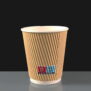8ox Kraft Ripple Cup