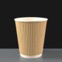 8ox Kraft Ripple Cup