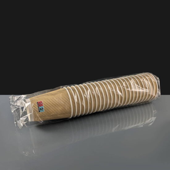12oz Kraft Ripple Cup 12oz Kraft Ripple Coffee Cup