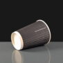 12oz Black Ripple Cup