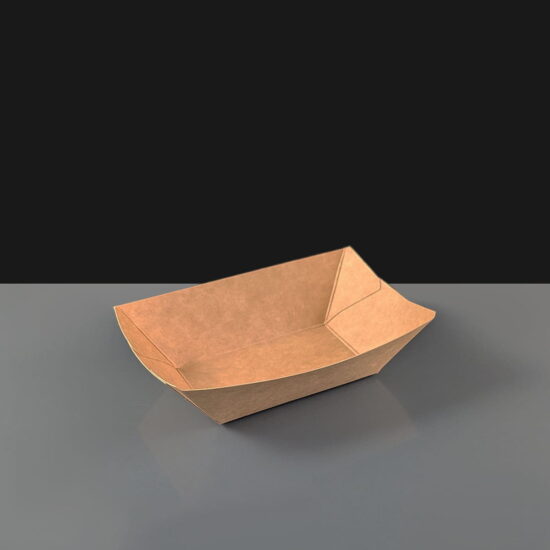 Small Kraft Food Tray