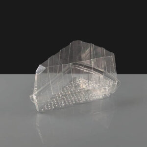 rPET Plastic Cake Wedge