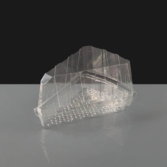 rPET Plastic Cake Wedge