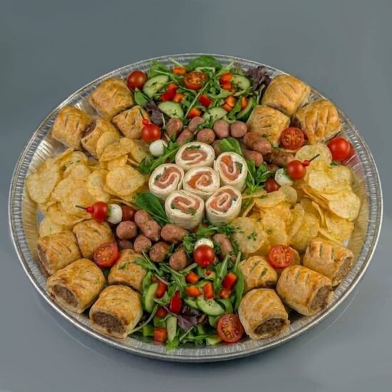 30cm Round Silver Foil Platter 30cm Round Foil Platter