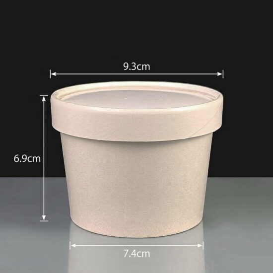 8oz Paper Soup Container and Lid 8oz Paper Soup Container and Lid